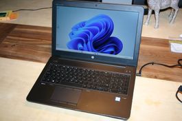 CAD Notebook HP ZBOOK 15 G4 mit 32Gb RAM und Windows 11