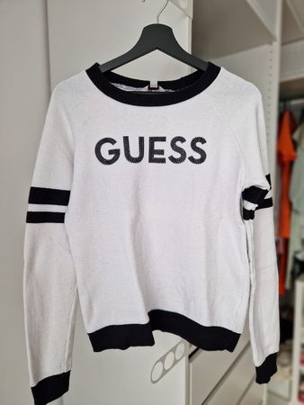 Guess Pullover schwarz/weiss, Grösse S