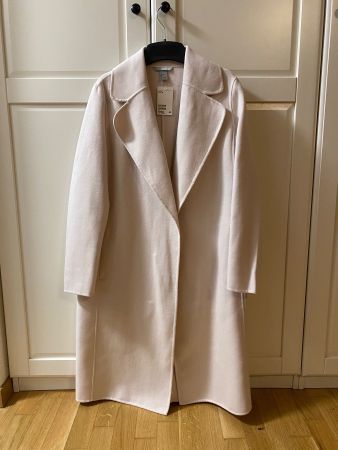 Neu mit Etikette - wollmantel H&M, g. 38, Puderrosa