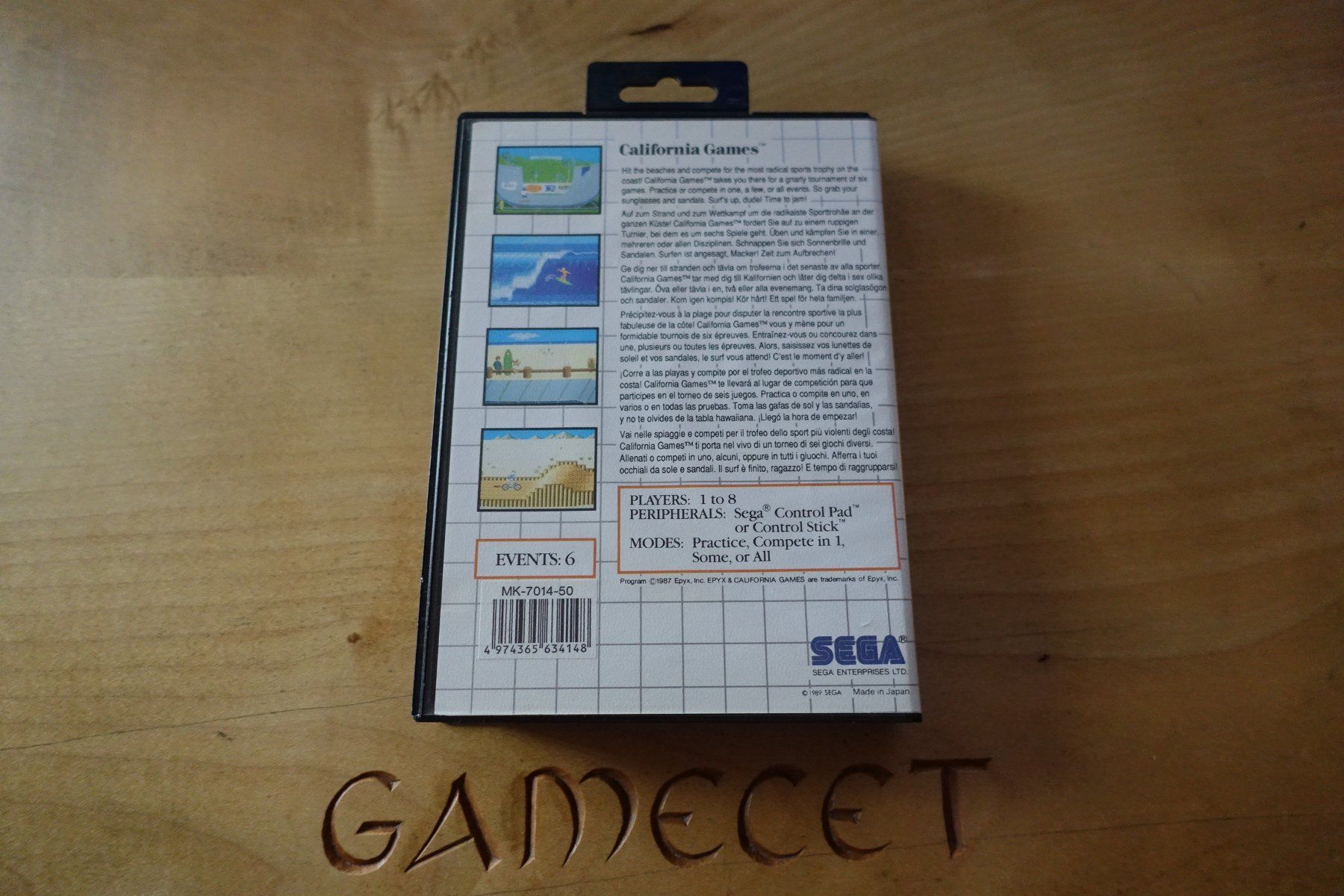 Sega Giochi: California Games - Master System – Usato da Steinach venduto da Gamecet 2