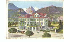 MEIRINGEN Hotel Flora; Verlag Otto Schlaefli Interlaken