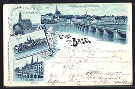 Litho Basel, Schiffslände und Hotel 3 K