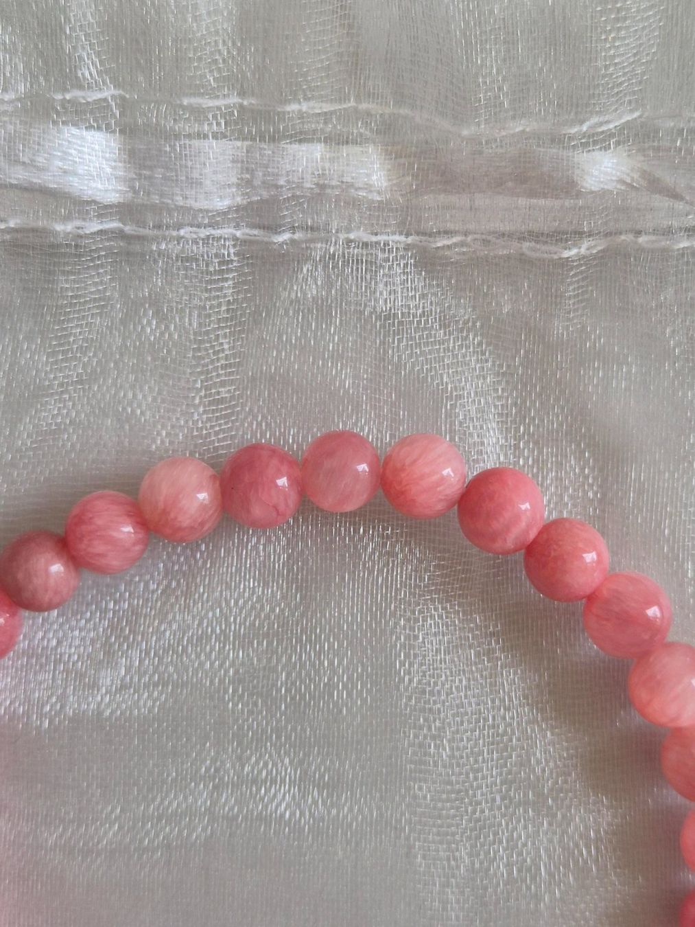 Bracciali & Braccialetti: Rhodochrosit Armband 6mm – Nuovo e nell'imballaggio originale da Rüti ZH venduto da pep_l9zp 4