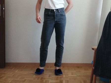 Jean Levi's 501 gris anthracite