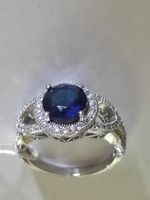 Bague en Argent 925 avec des zircons cubiques