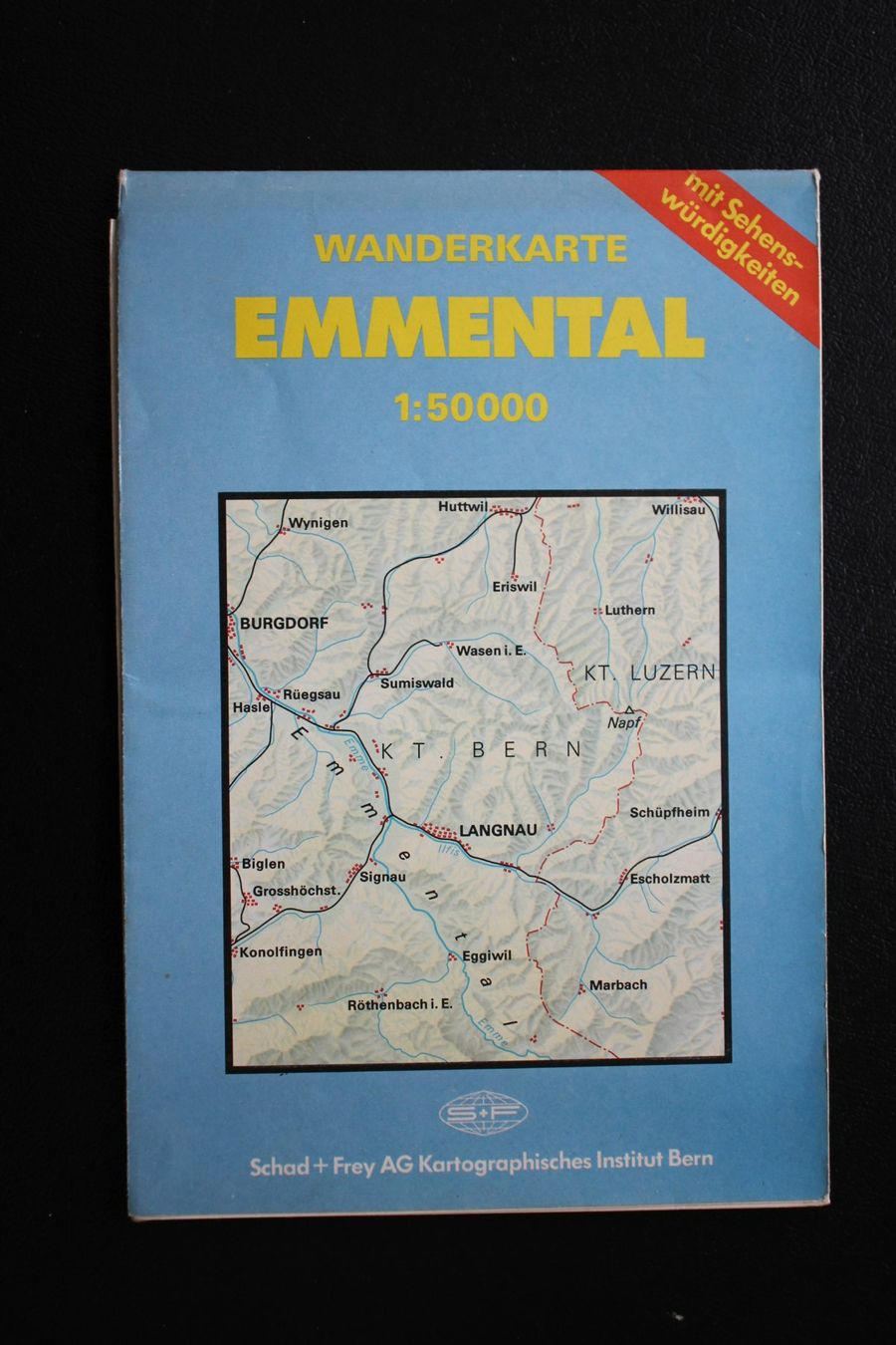 Cartine & Atlanti: EMMENTAL - Wanderkarte 1: 50 000 – Usato da Wiedlisbach venduto da han_n6ff
