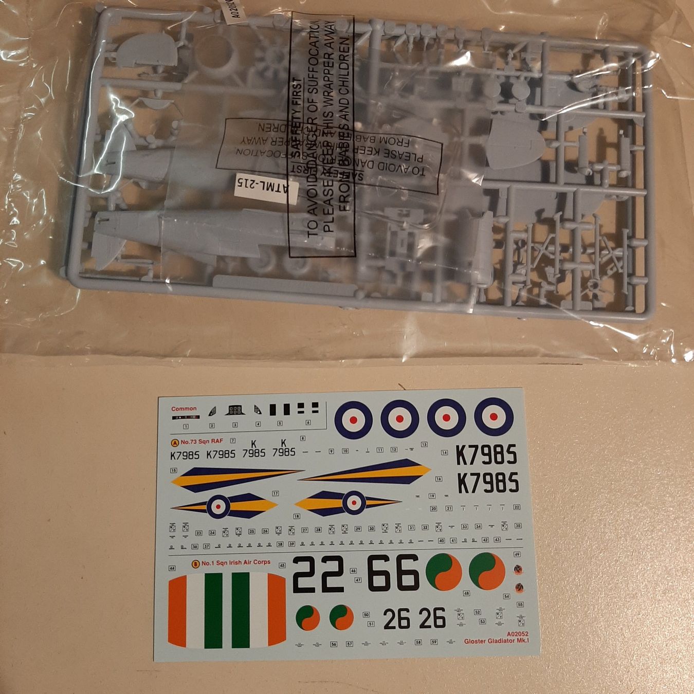 Airfix Kit di modellismo & Modellini statici: 1240 ... Gloster Gladiator Mk I ... Airfix 02052 – Nuovo (secondo la descrizione) da Bonstetten venduto da Benibanny59 3