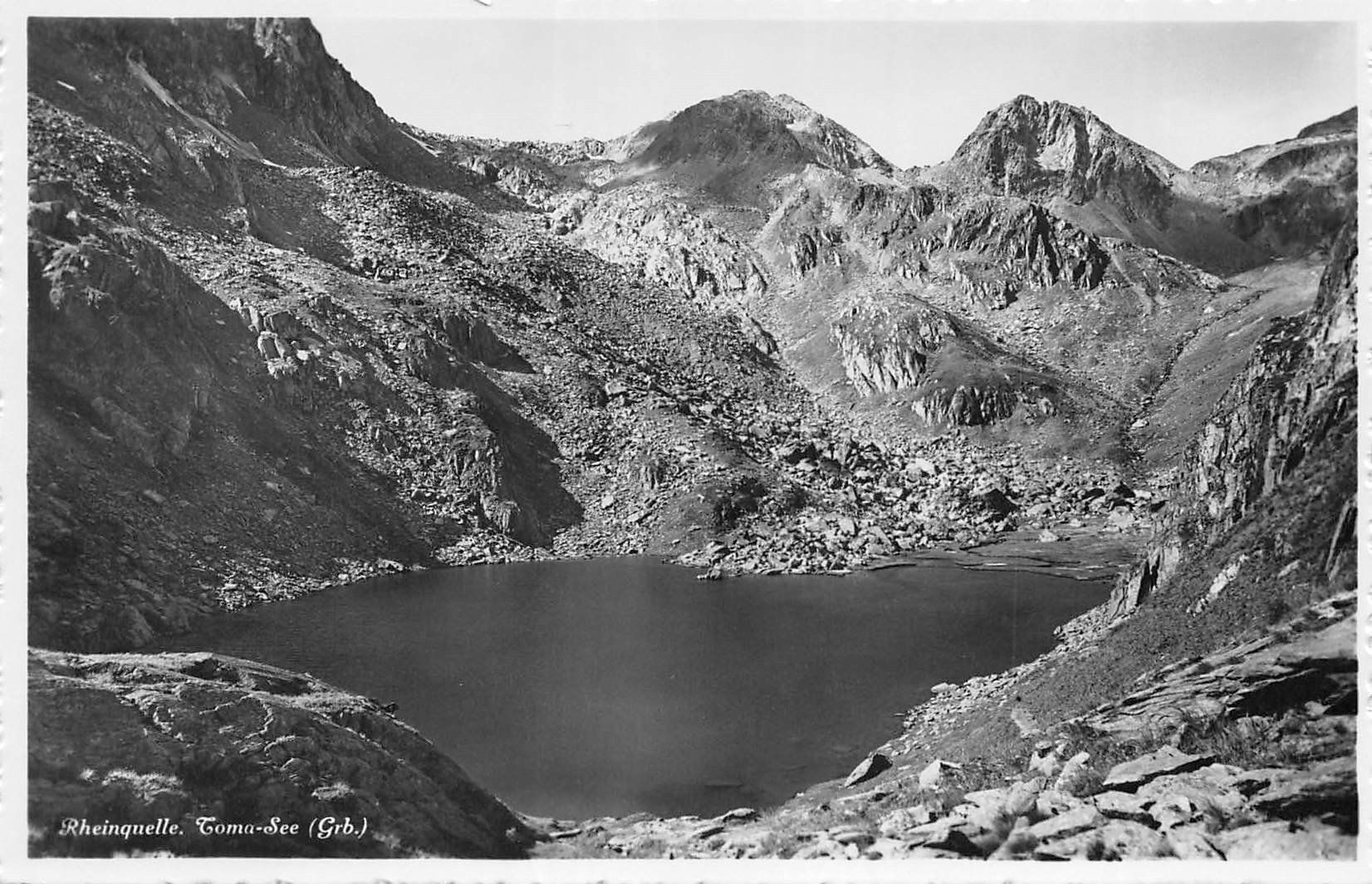 Ansichtskarten: 2x Rheinquelle, Tomasee – Gebraucht aus Ottikon b.Kemptth. von Neptun1974 2