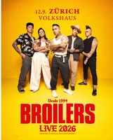 1 Konzertticket Broilers 12.09.2026 Zürich - Ausverkauft!