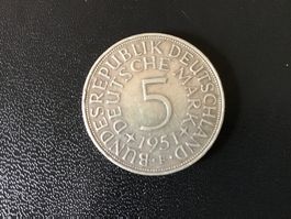 Deutschland 5 DM 1951 F
