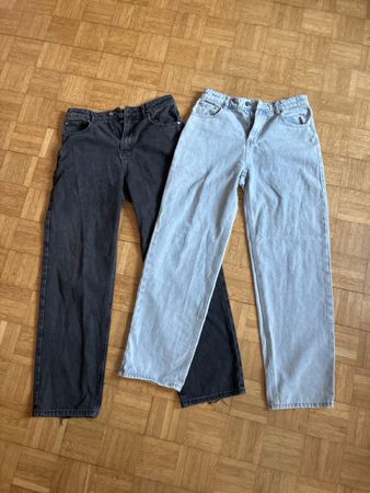 2 Jeans Sicko schwarz und blau Grösse 176 gebraucht