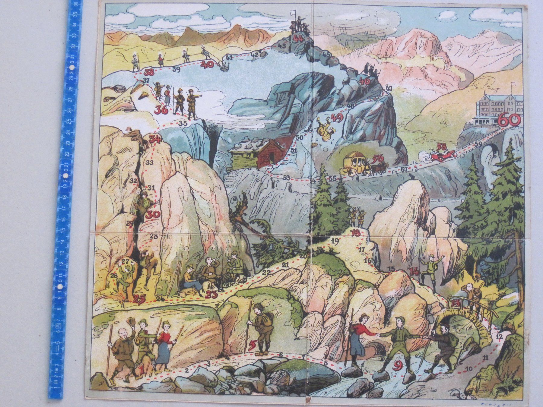 Giochi: Altes Brettspiel "Fidele Bergkraxler" – Usato da Feuerthalen venduto da mam_5l7b 4