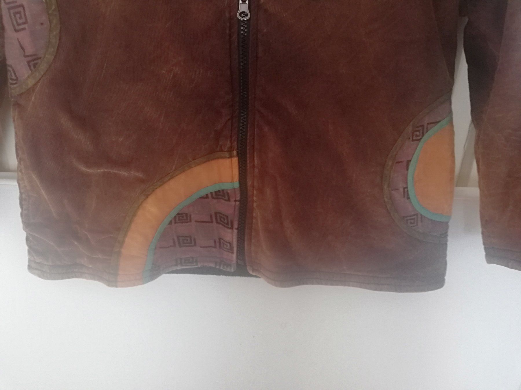 Giacche: Coole Jacke, braun gemustert, ca Grösse 152/ 158 – Usato da Bühler venduto da Frohkost 4