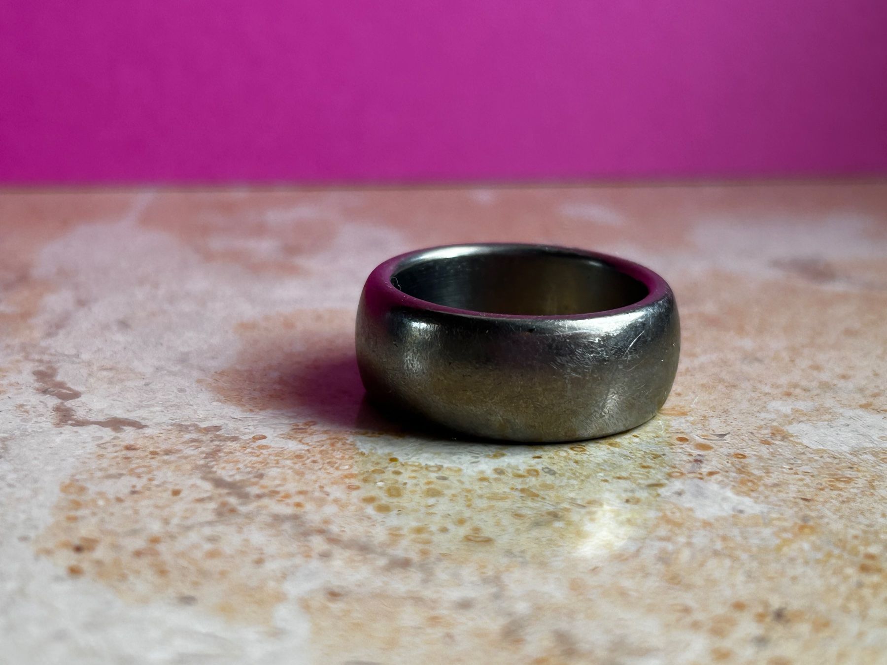 Anelli: Pompöser Edelstahlring (gr. 63) – Usato da Laufen venduto da Bellebellezza 2