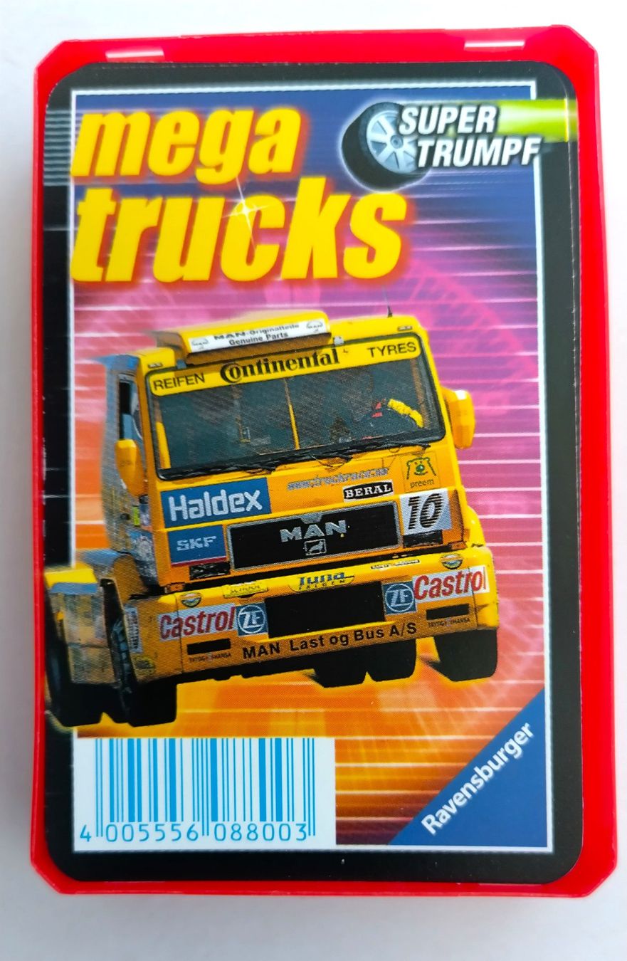 Ravensburger Giochi: Auto Quartett Lastwagen / Mega Trucks / 32 Karten ab Fr. 4.- – Usato da Bellach venduto da JingleJerry