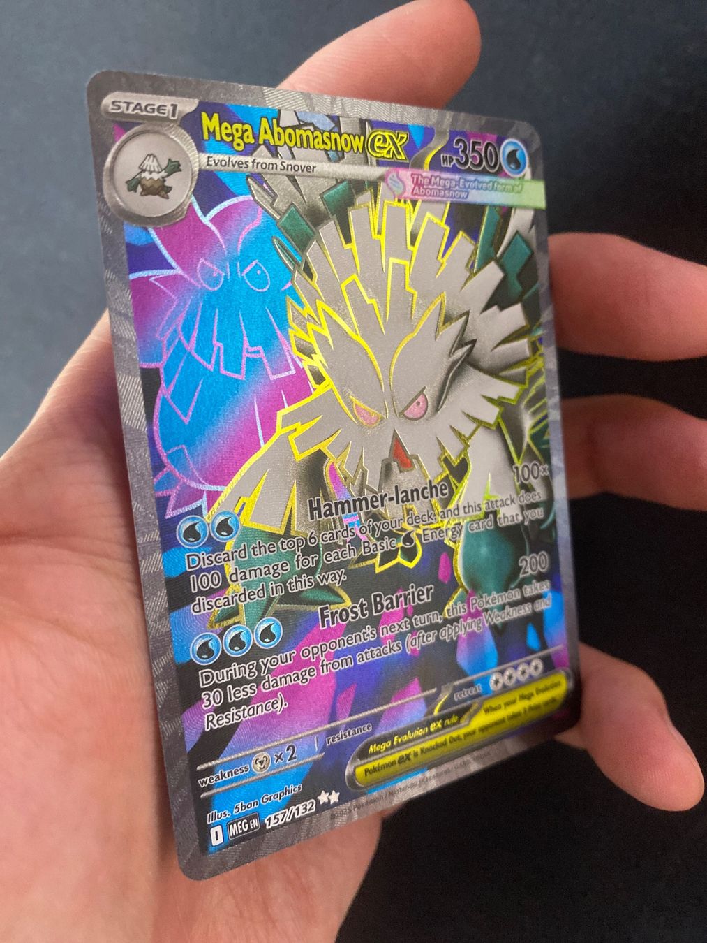 Pokémon Sammelbilder & Trading cards: Mega Abomasnow ex 157 - Mega Rexblisar - Mega Evolution - EN – Neu (gemäss Beschreibung) aus Hausen AG von Shrade 1