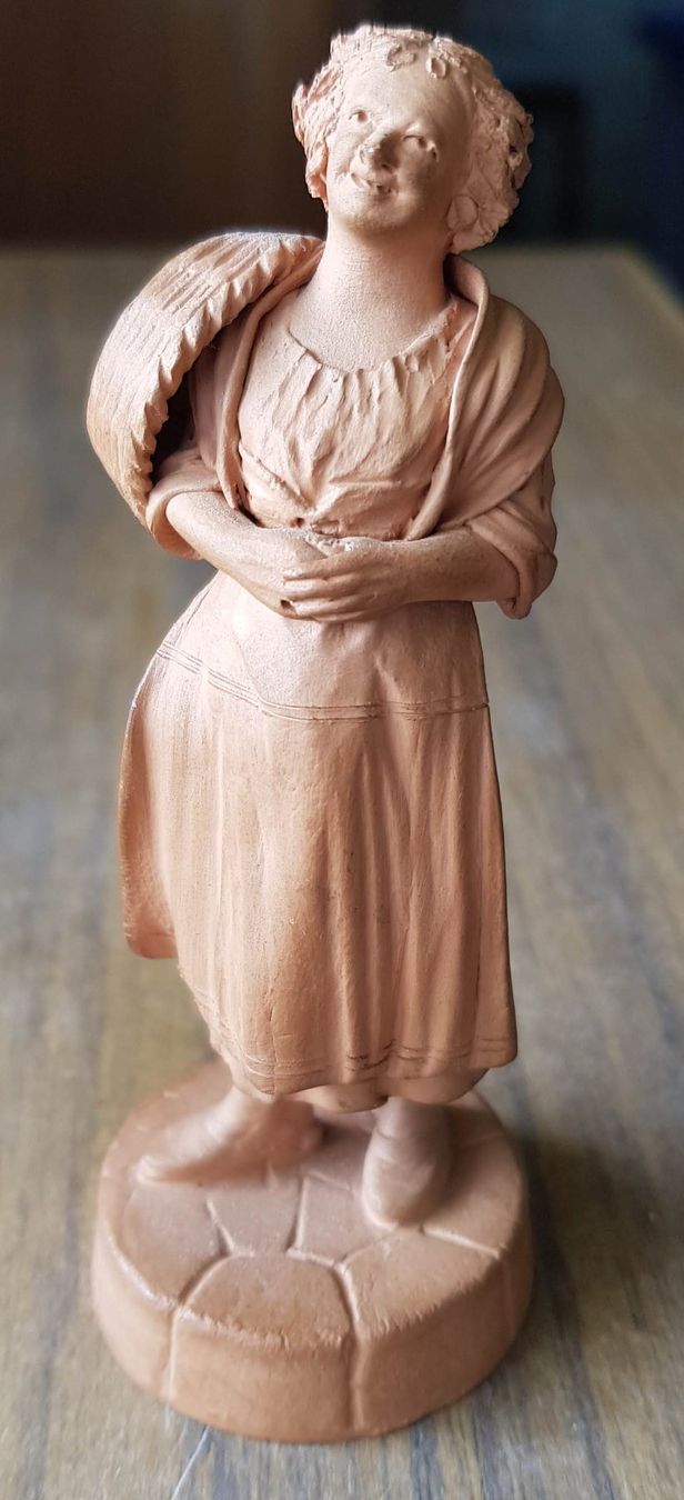 Sculture & Statue: Skulptur Bauernmädchen antik – Usato da Mörschwil venduto da antiksalon21 6