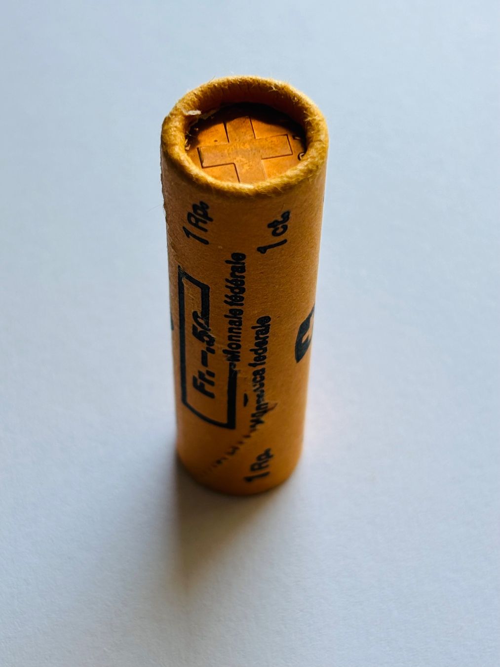 Alle Münzen: 1966 Rolle 1 Rappen Original Verpackung Kat. 100.- – Neu und originalverpackt aus Müswangen von buyin 1