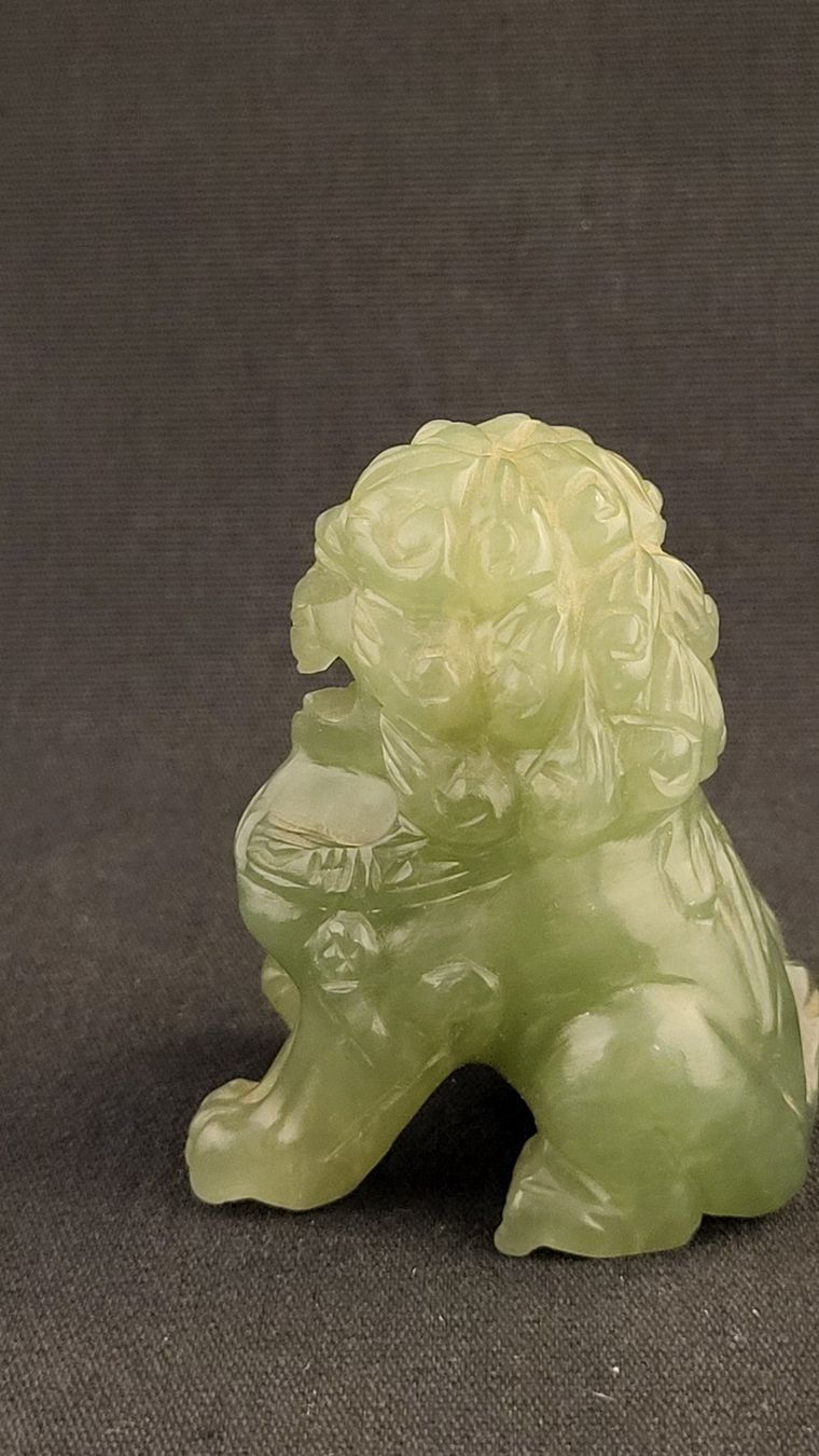 Figurines: Stein-Schnitzerei Foo-Dog – D'occasion à Basel par spinne02 3