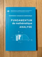 Livre MATHÉMATIQUE FUNDAMENTUM ANALYSE occasion