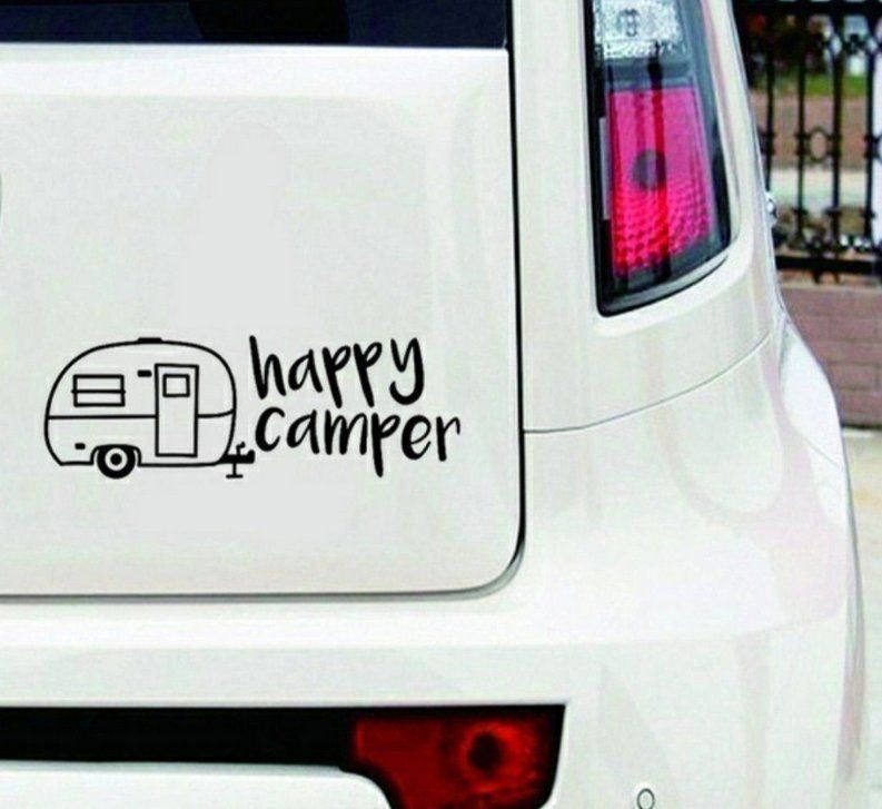 Sticker: Aufkleber Happy Camper – Nuovo e nell'imballaggio originale da Walenstadt venduto da SchnaeppchenRabe 1