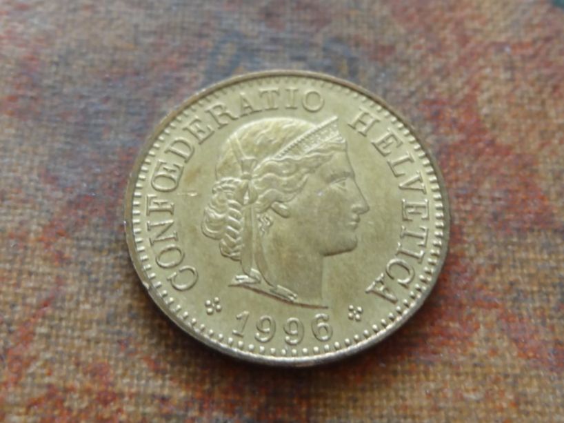 Toutes les monnaies: 5 Rp. 1996 – D'occasion à Romanel-sur-Lausanne par Swift13