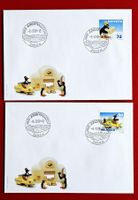 PINGU POST 964 965 WERBESTEMPEL JUNGFRAUJOCH ORTS FDC 1999
