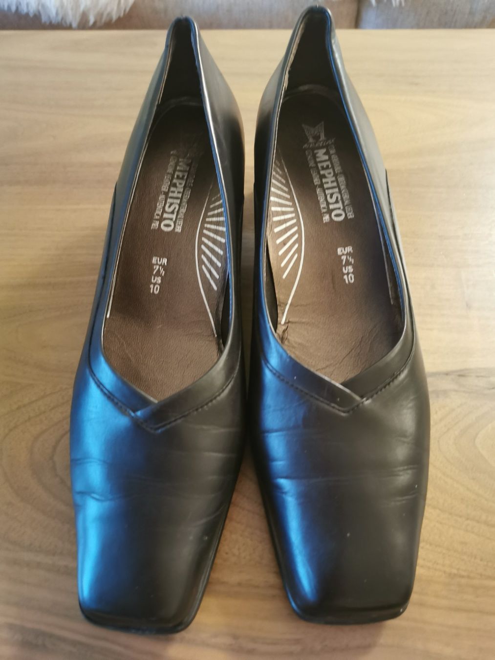 Mephisto Scarpe da donna: Damenschuhe Leder Mephisto Gr. 41, schwarz – Usato da Greifensee venduto da Lotusblume3 8