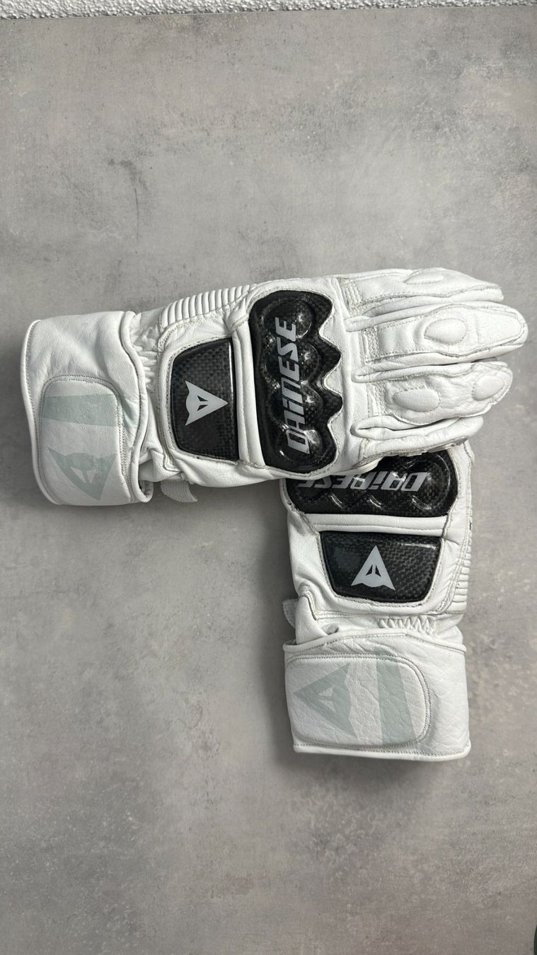 Dainese Handschuhe & Handstulpen: DAINESE Druid 3 Weiss/White – Gebraucht aus Kaltbrunn von .-. 1