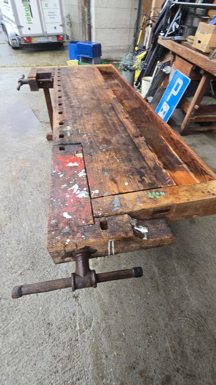 Banchi da lavoro: Alte Werkbank, Loft Style, 230cm lang – Usato da Oberaach venduto da Wicktrade 7