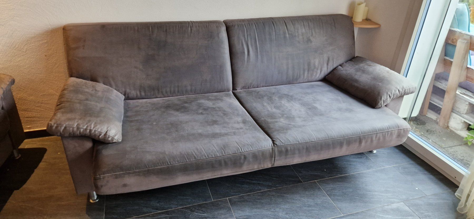 Divani: Sofa Set zwei- und dreisitzig grau gebraucht – Usato da Fenkrieden venduto da Wolf475 3