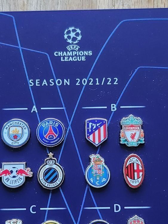 UEFA Pins Champions League Pin Set Season 2021 / 22 Panini | Kaufen auf ...