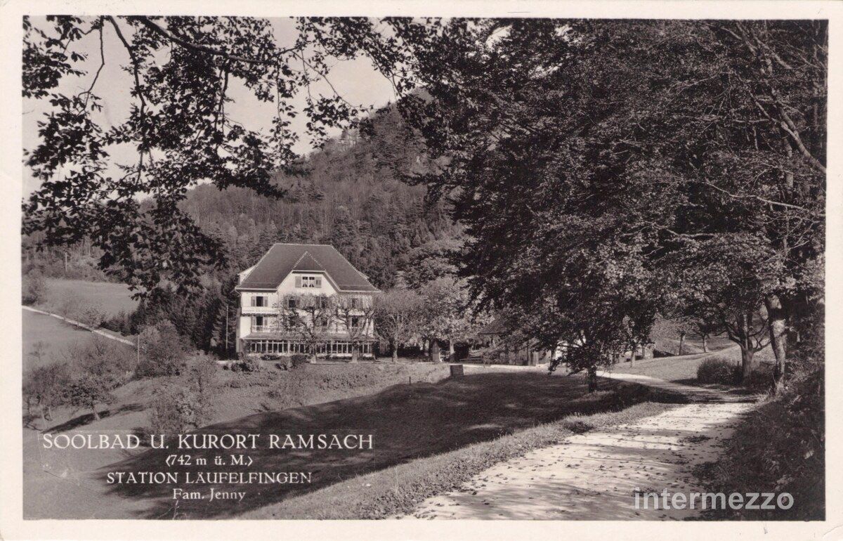 Cartoline postali: Bad Ramsach BL // 1932 Soolbad und Kurort Bad Ramsach – Usato da Basel venduto da intermezzo12