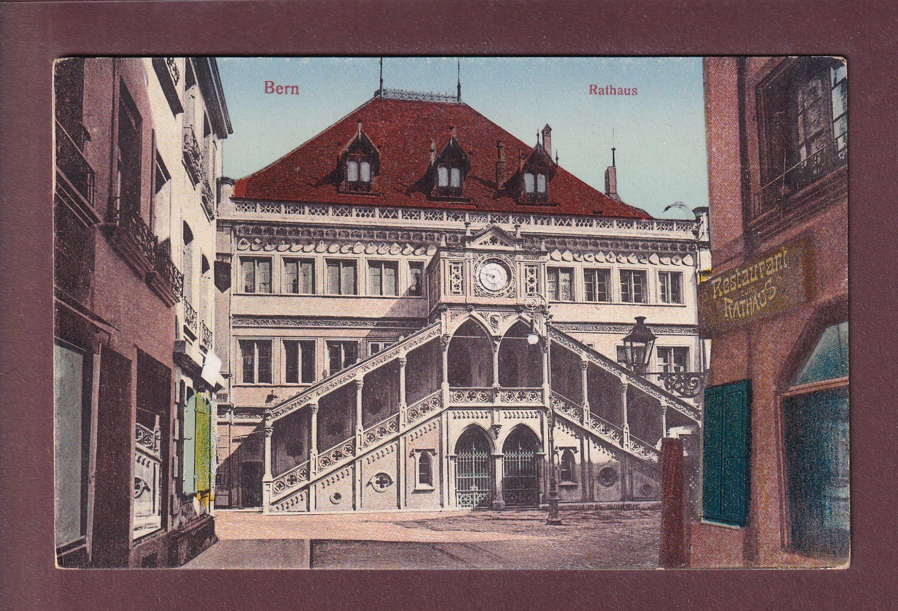Cartoline postali: BERN - Rathaus – Usato da Pully venduto da nicecards
