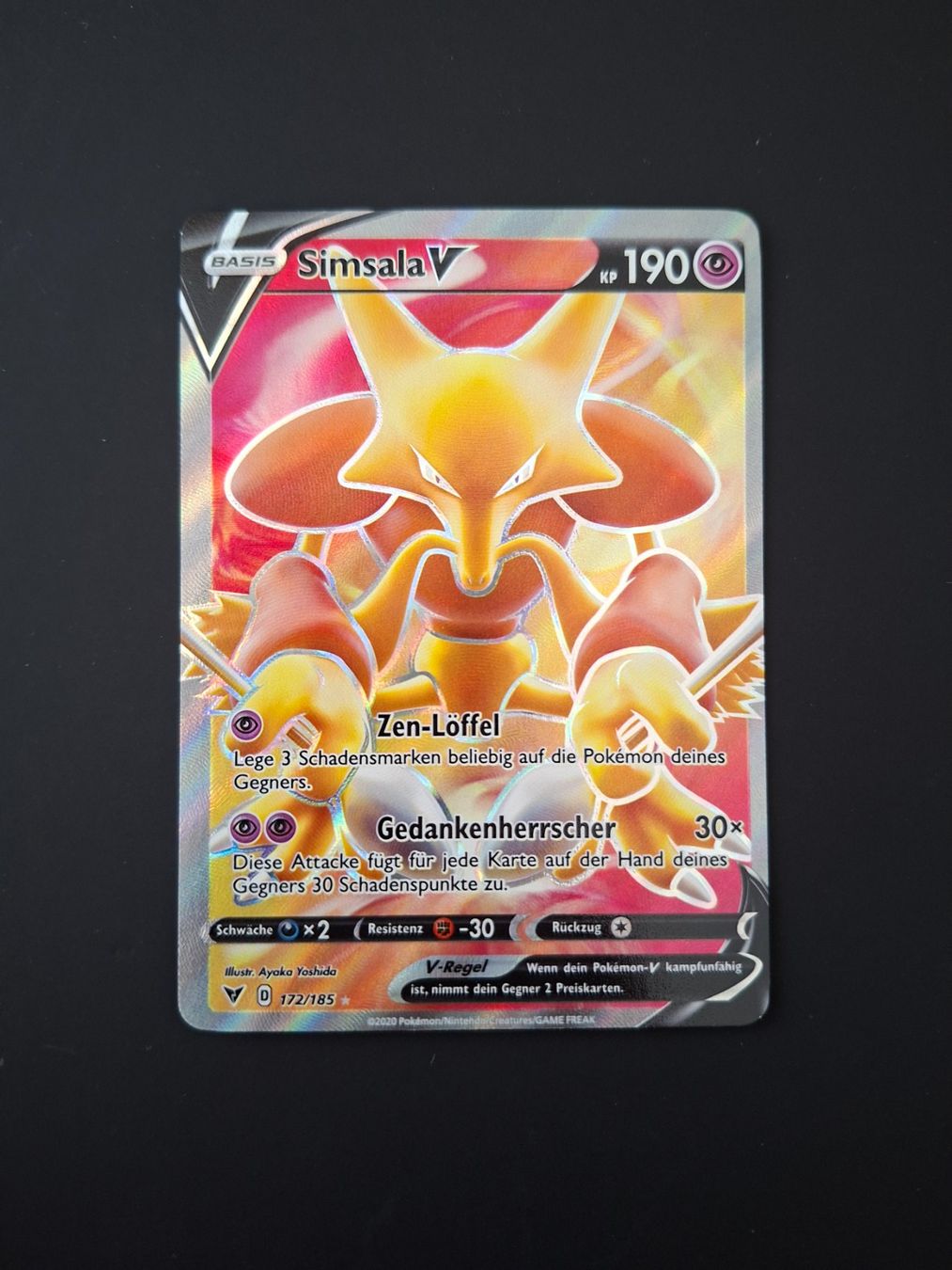 Pokémon Carte collezionabili: Simsala V #172 Vivid Voltage DE – Usato da Biasca venduto da Sara_Poke123