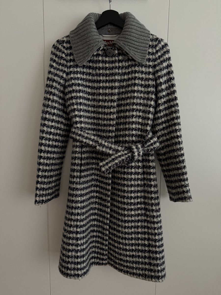 Max Mara Manteaux: Max Mara Wool Coat - Houndstooth Pattern - Size 34 – D'occasion à Luzern par rec_8srh 3