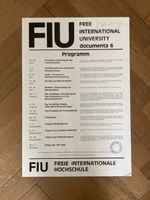signiert und gestempelt: Joseph Beuys FIU Plakat