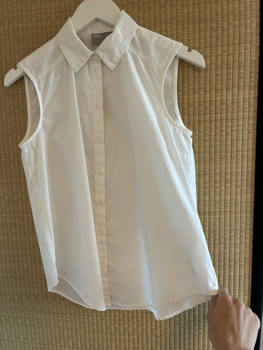 Asos Blusen: Ärmellose Bluse ASOS weiss Grösse 36 – Gebraucht aus Romanshorn von phe_qs2q 1