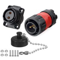CNLINKO YM-20 Industr. wasserd. Steckverbinder IP68, 2-polig