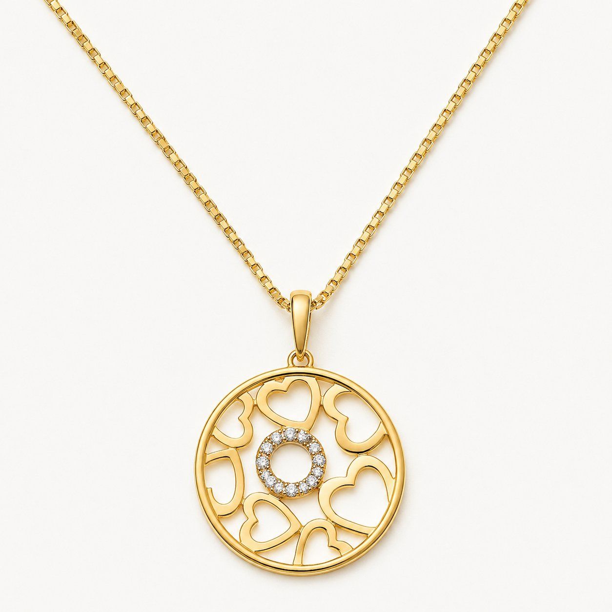 Ciondoli: Anhänger echtgold mit Kette s925 – Nuovo e nell'imballaggio originale da Hemmental venduto da Zirconwelt