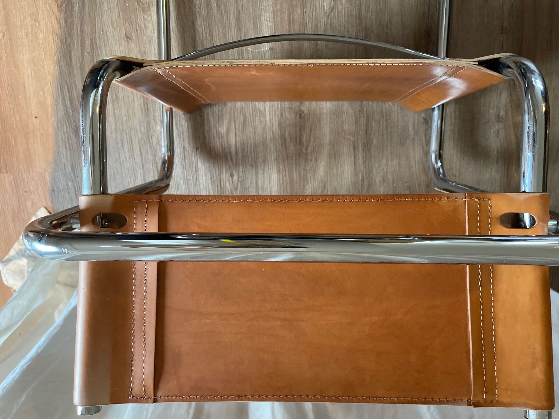 Stühle: Freischwinger Stuhl Leder Chrom – Gebraucht aus Nussbaumen AG von normajeanbaker 4