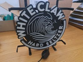 White Claw Hart Seltzer Leucht Reklame