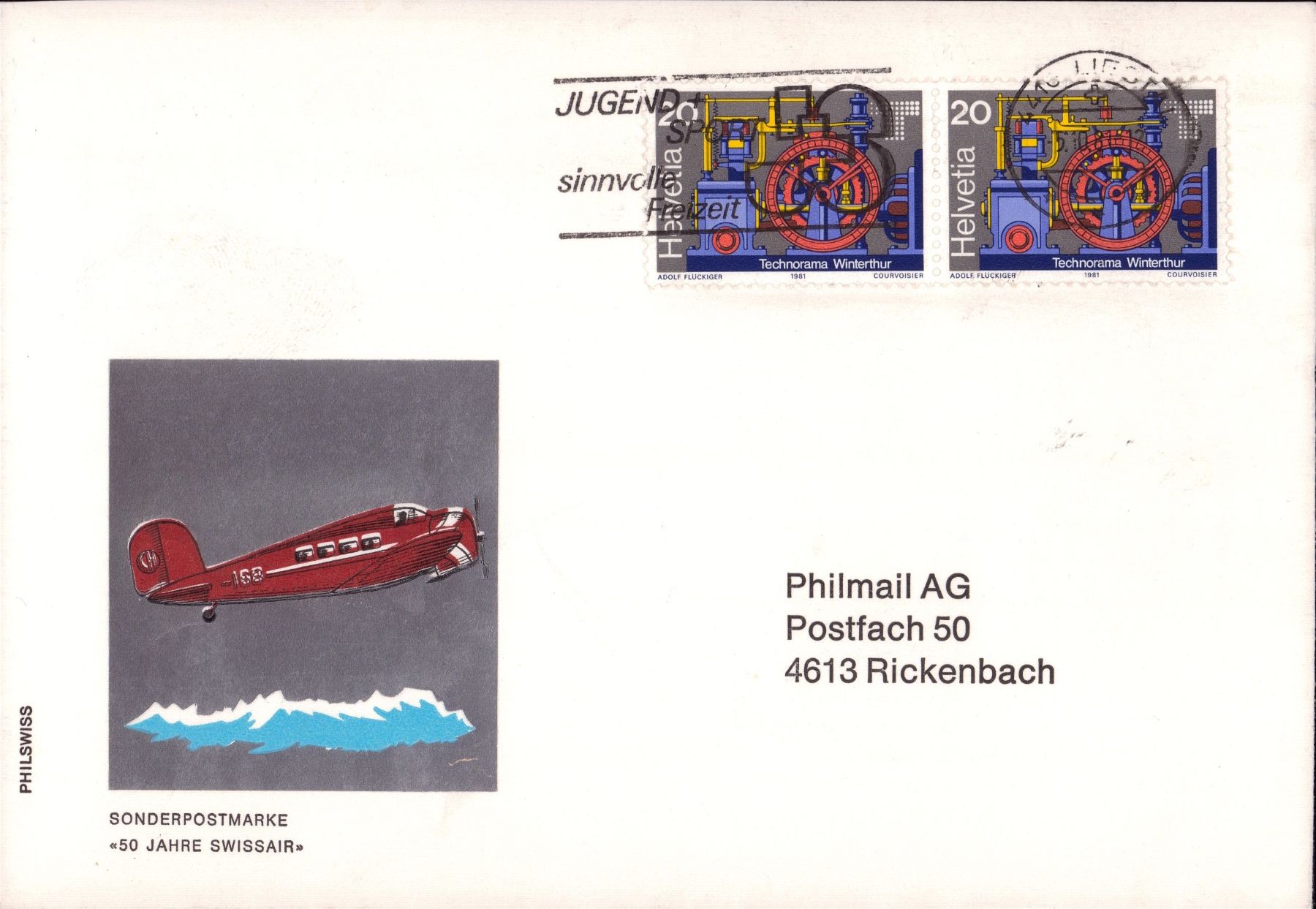 Alle Briefmarken: Flugbriefe Lot - Pro Aero Flug, Jubiläum, ... – Gebraucht aus Eggersriet von glasshouse3egg 5