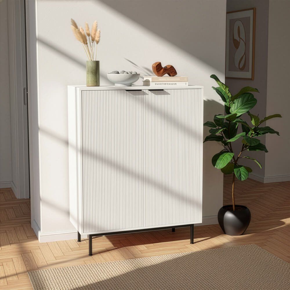 Cassettiere: Sideboard 115x90cm NALA - Weiss – Nuovo e nell'imballaggio originale da Wallenwil venduto da toesstal-vertrieb
