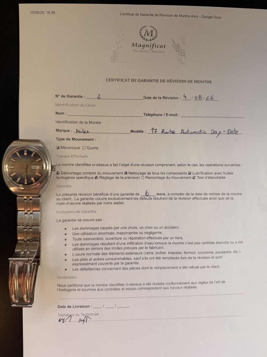 Omega Montres: Milex  – D'occasion à Nyon par mig_8x9t