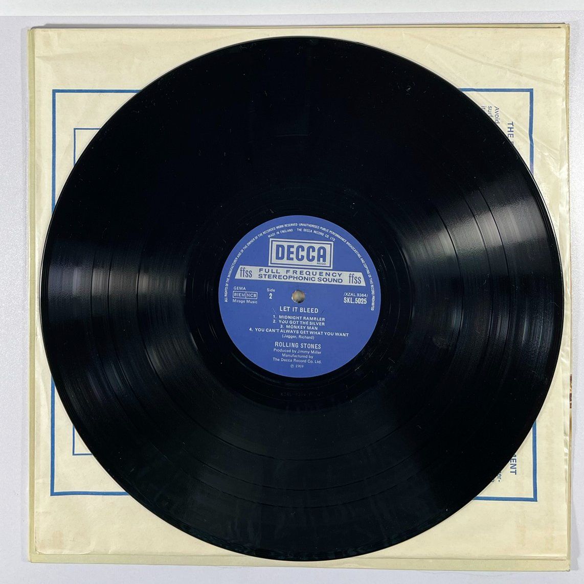 Vinyles: LP: ROLLING STONES - Let It Bleed (Original UK 1969!) – Neuf (Voir description) à Frenkendorf par Yard-Sale-2000 3