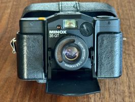 MINOX 35 GT Kompaktkamera mit Ledertasche gut erhalten