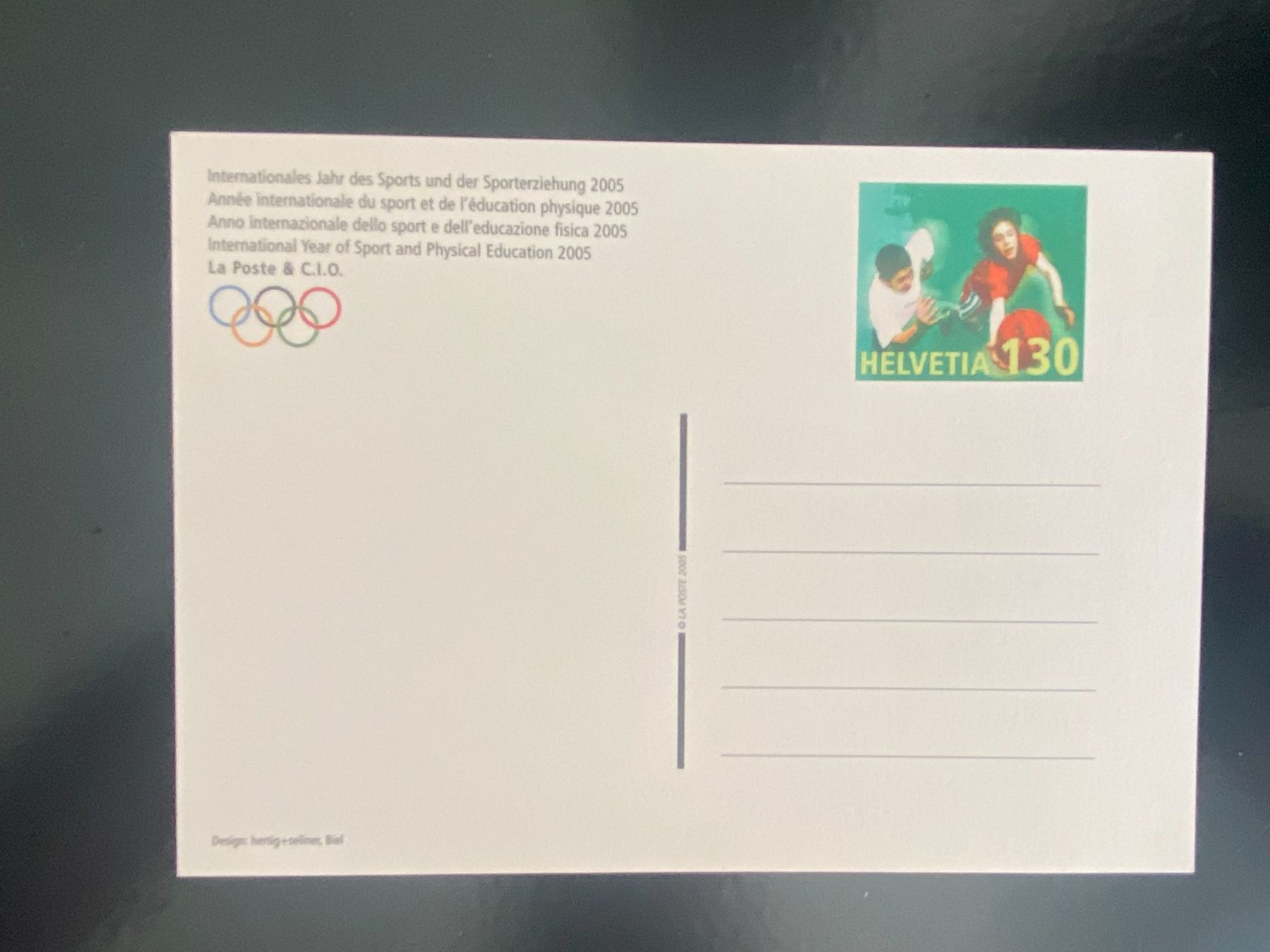 Cartoline postali: Carte postale / Sport 2005 / Neuve ** – Nuovo e nell'imballaggio originale da Grand-Lancy venduto da Dany1973 1