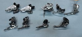 Umwerfer und 2/3-fach Schalthebel Shimano / SRAM