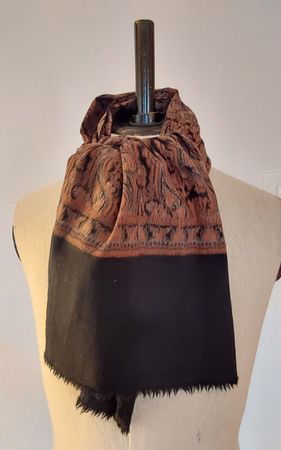 Schal Wolle mit Seide